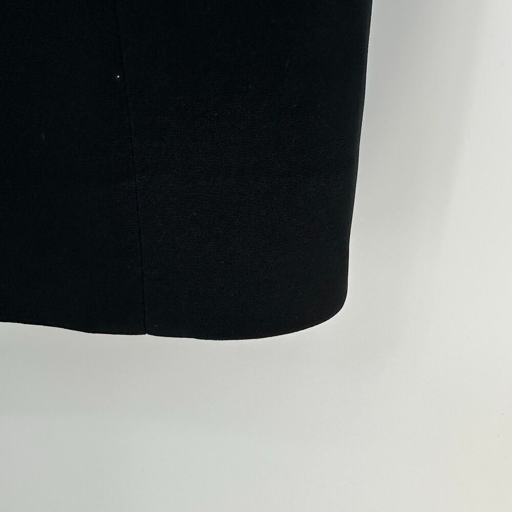 Vintage Cocktail Dress Nipon Boutique Womens Size 14 Black LBD Beaded Timeless - Picture 7 of 10